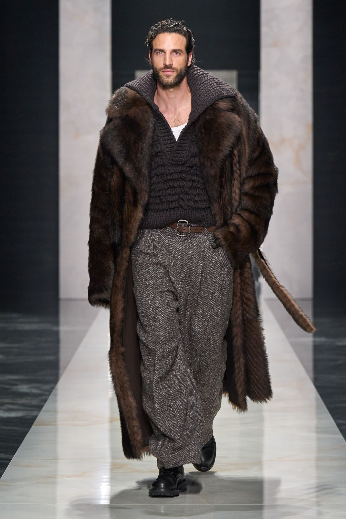 Dolce&Gabbana Portrait of a Man fashion runway show via 360 MAGAZINE. 