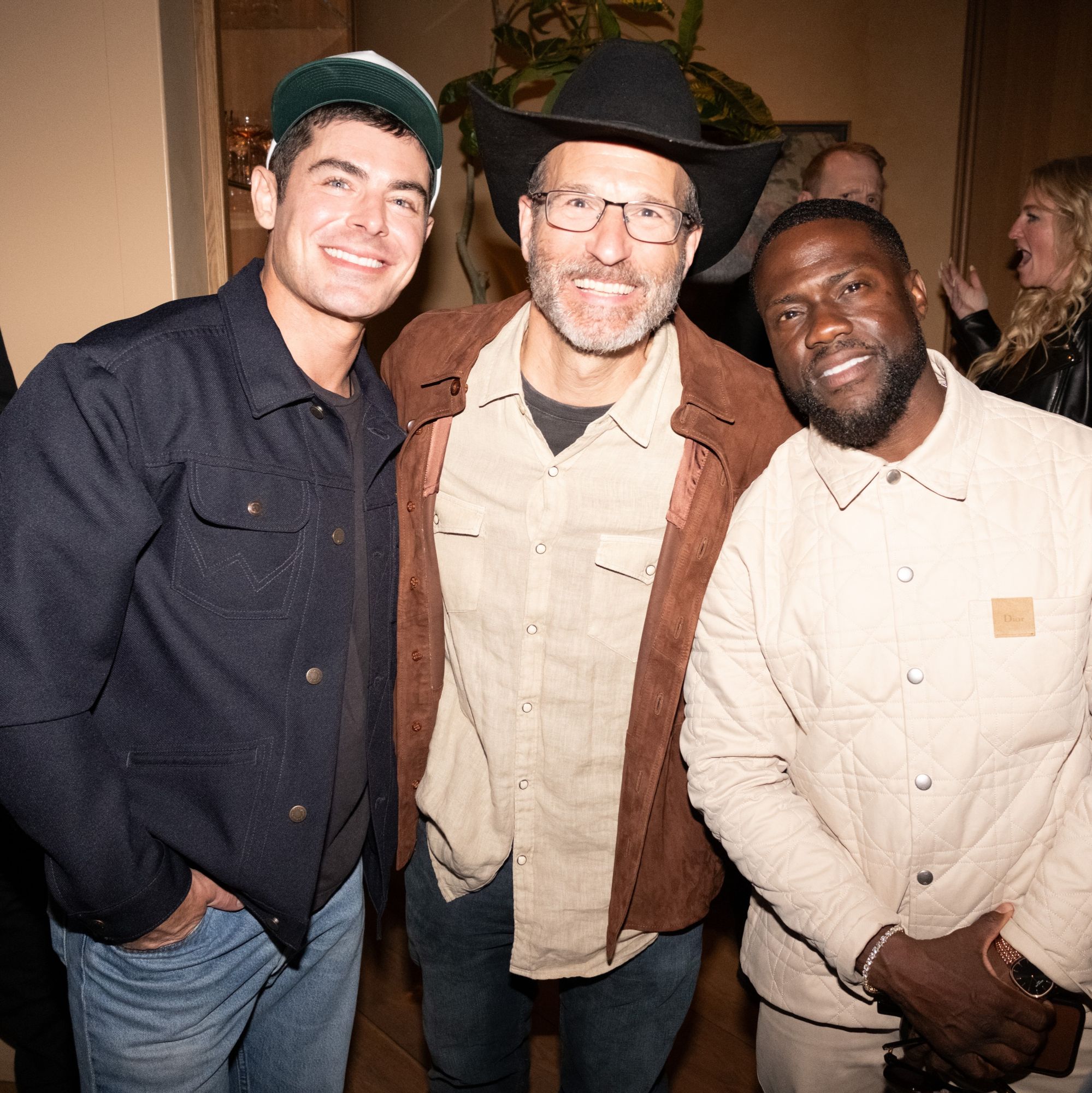 Authentic Dinner Club with Zac Efron, Ciara, Kevin Hart, Jamie Salter, Karol G captured by Kevin Kwan via 360 MAGAZINE.