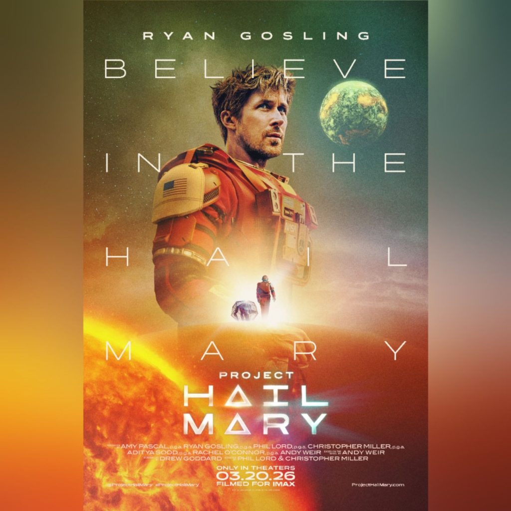 Project Hail Mary movie f/ Ryan Gosling via 360 MAGAZINE.
