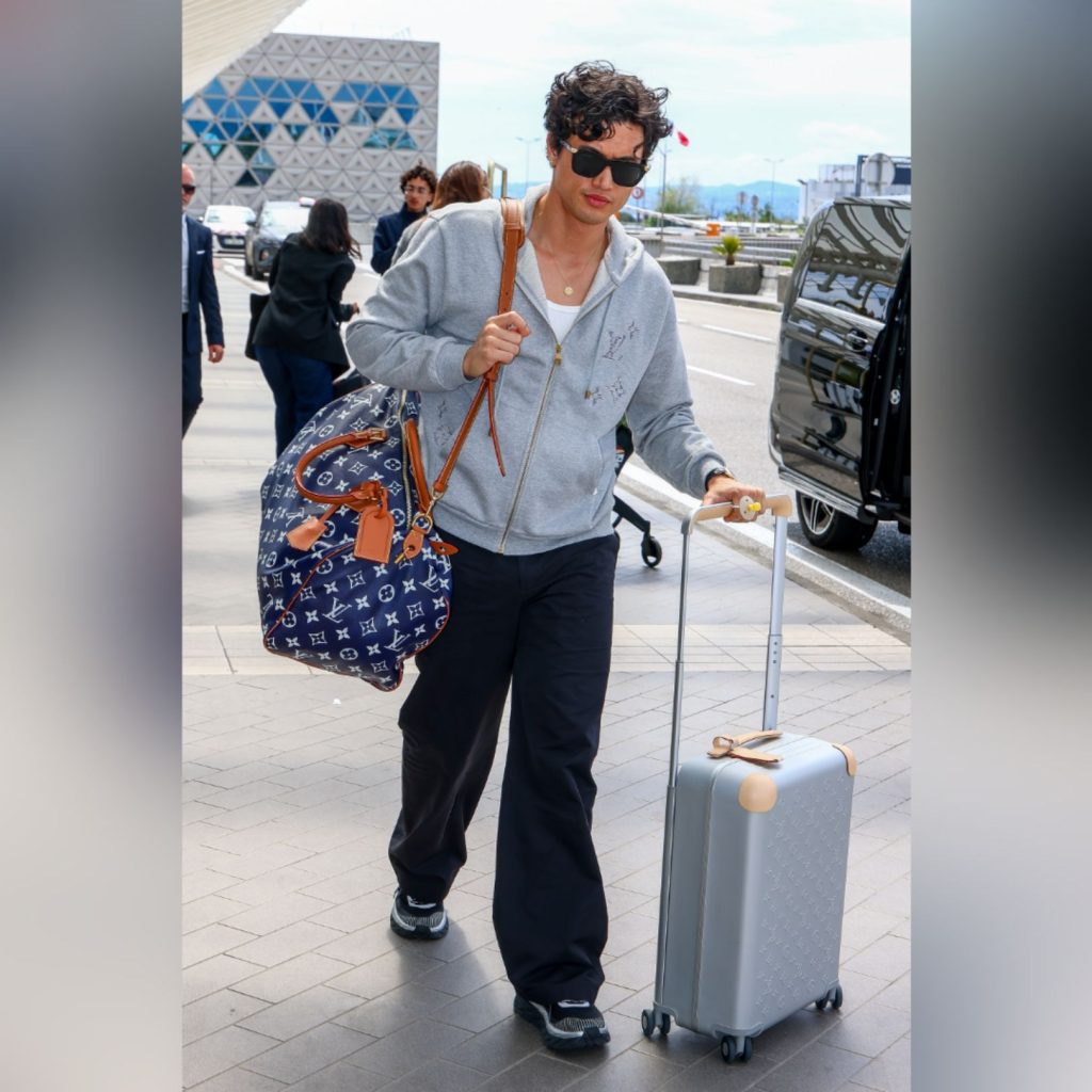 Louis Vuitton Horizon aluminum luggage via 360 MAGAZINE.