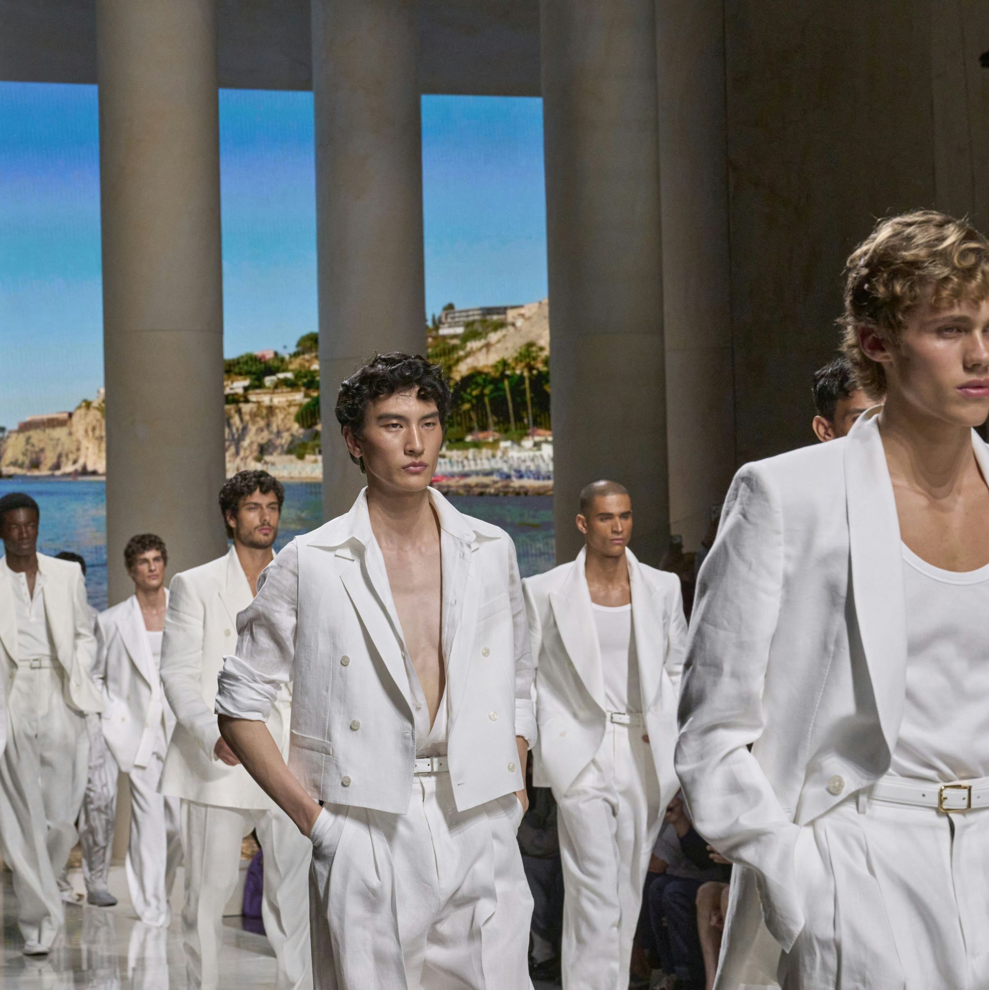 DOLCE&GABBANA MENSWEAR SPRING SUMMER 2027 collection and runway show via 360 MAGAZINE.