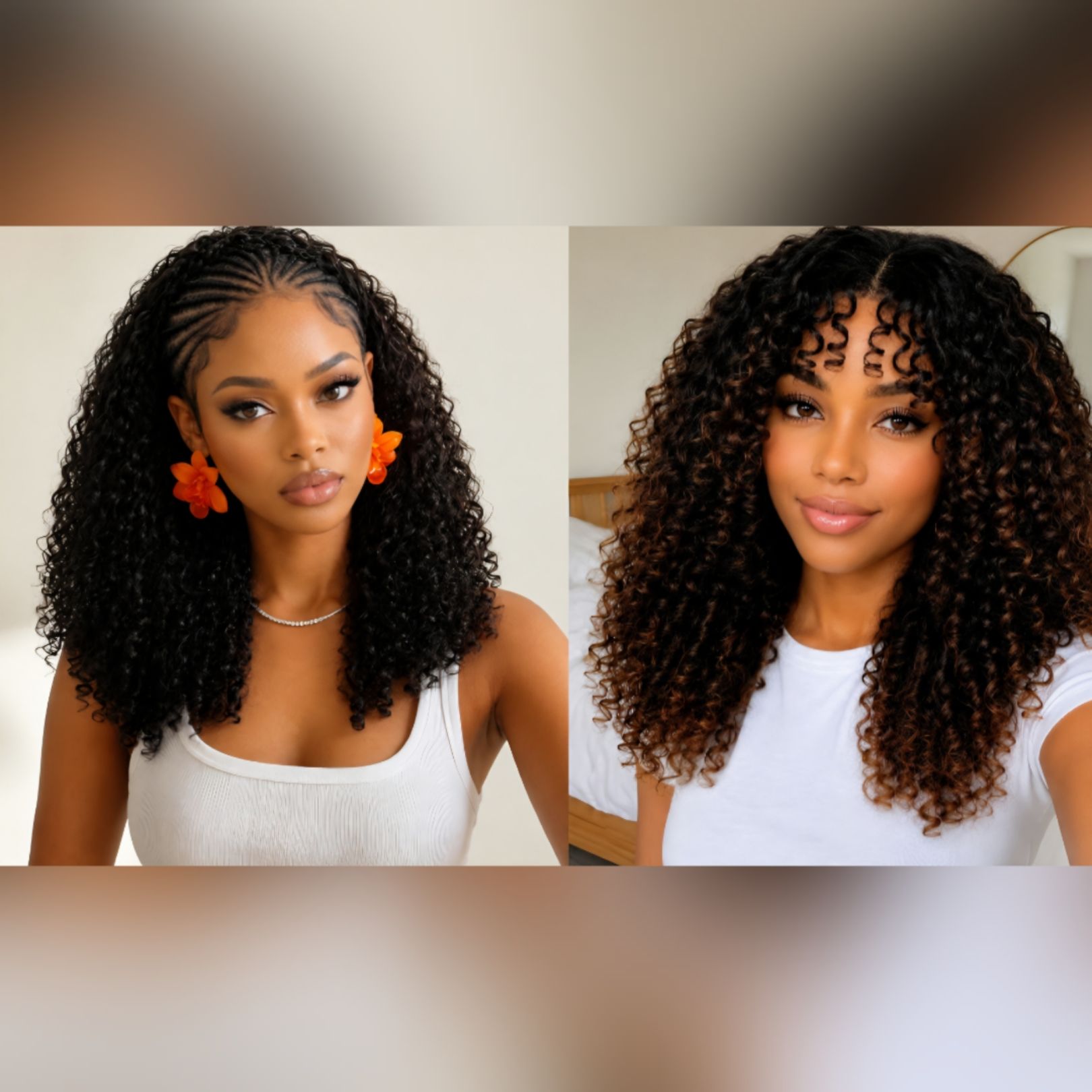 Best Hairstyles You Can Create with Beautyforever Human Hair Half Wig and Drawstring Wig via 360 MAGAZINE.