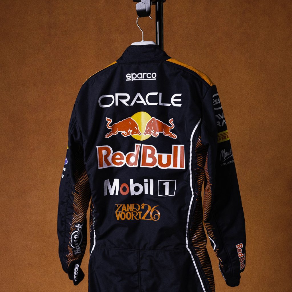 MAX VERSTAPPEN’S SPECIAL EDITION SUIT FROM FINAL DUTCH GRAND PRIX WEEKEND SET FOR LIMITED TIME AUCTION via 360 MAGAZINE.