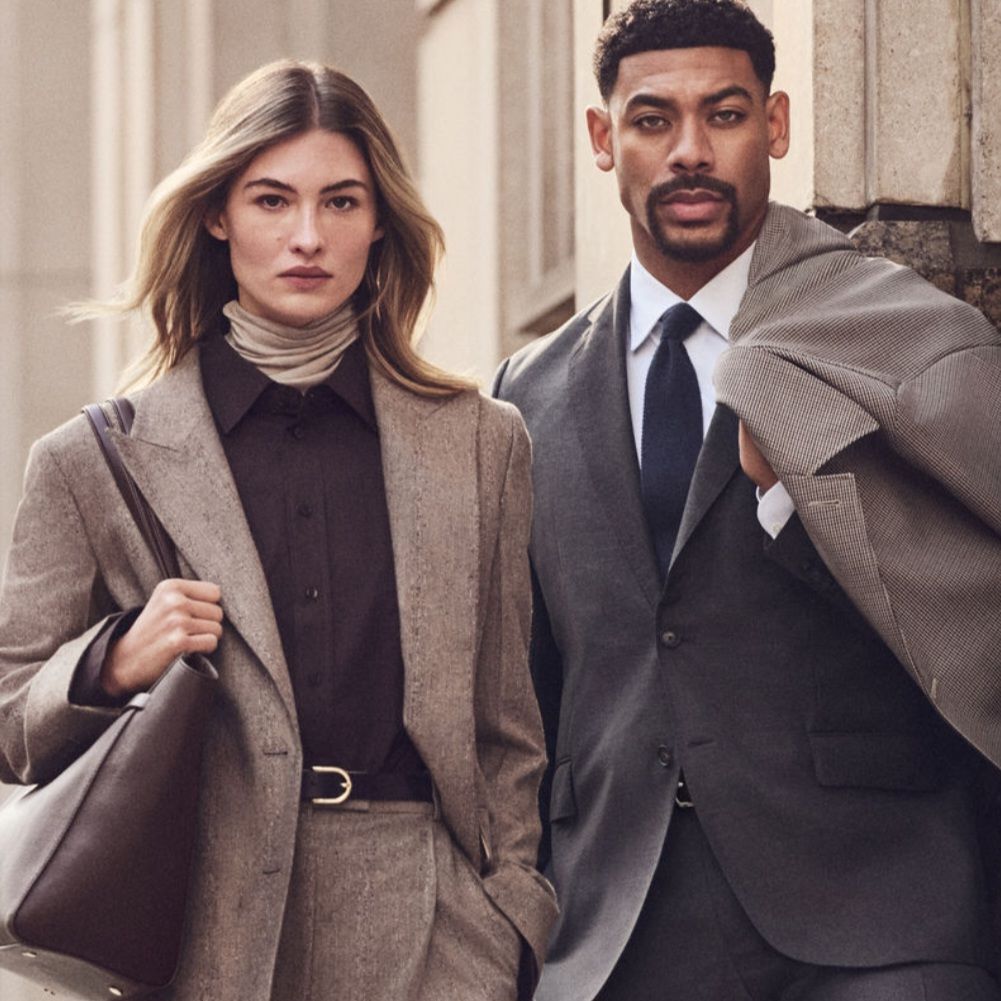 Global brand ambassador Aaron Pierre and Grace Elizabeth featured in BOSS’ Fall/Winter 2026 campaign via 360 MAGAZINE.