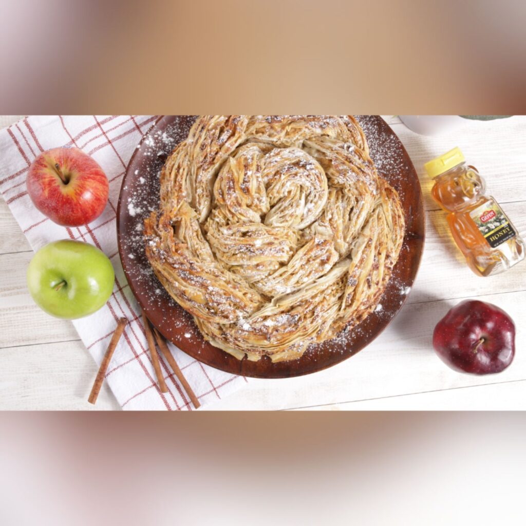 Apple Honey Phyllo Twist by Esty Wolby for www.kosher.com via 360 MAGAZINE. 