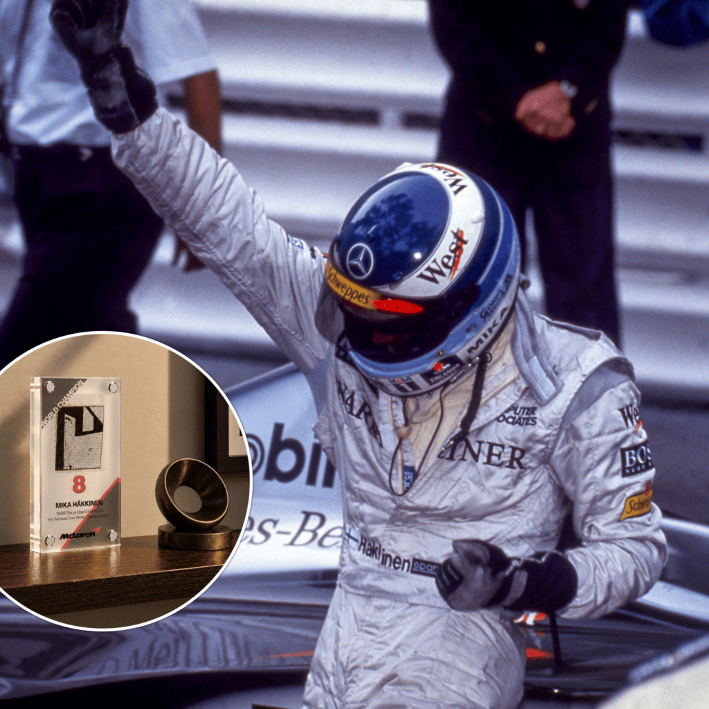 New fuel cell memorabilia launched with classic McLaren pieces via 360 MAGAZINE.