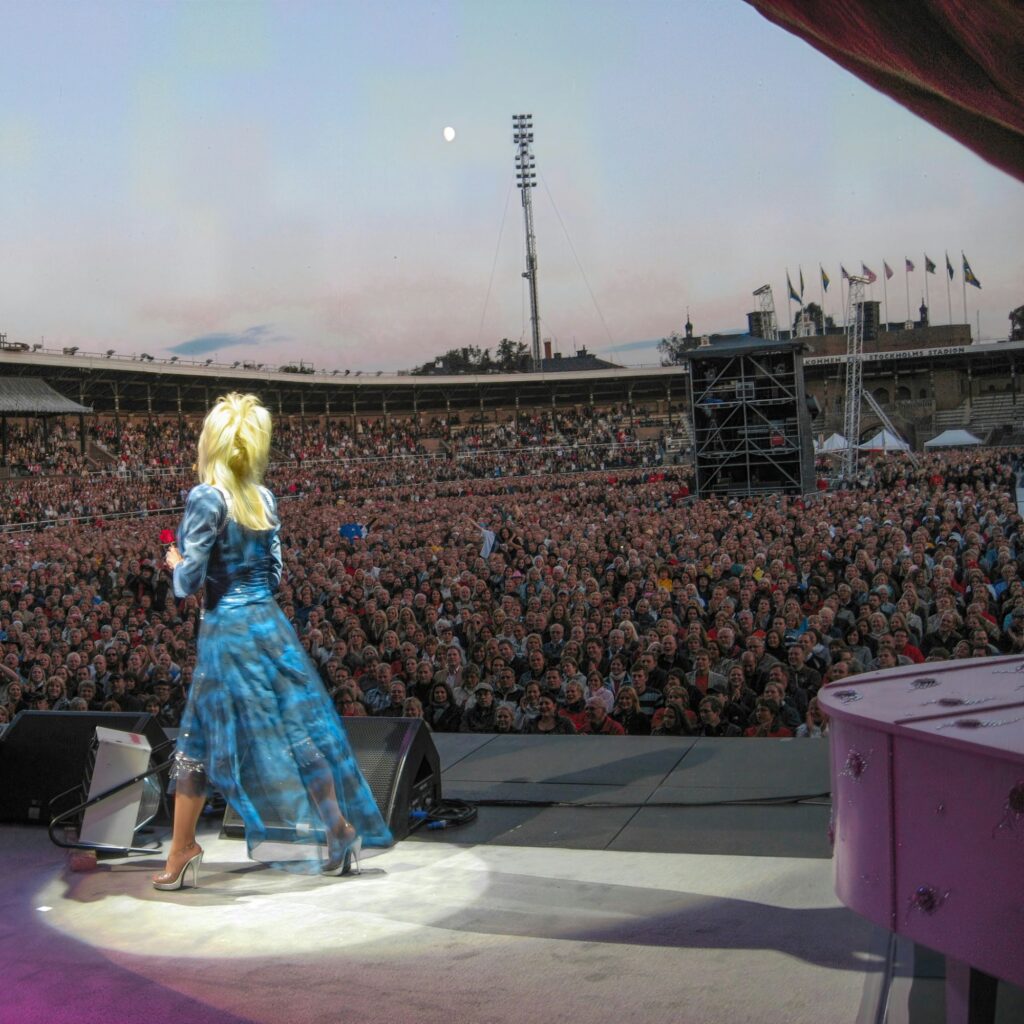 A photograph of the icon, as shared by the Dolly Parton Estate through 360 MAGAZINE.