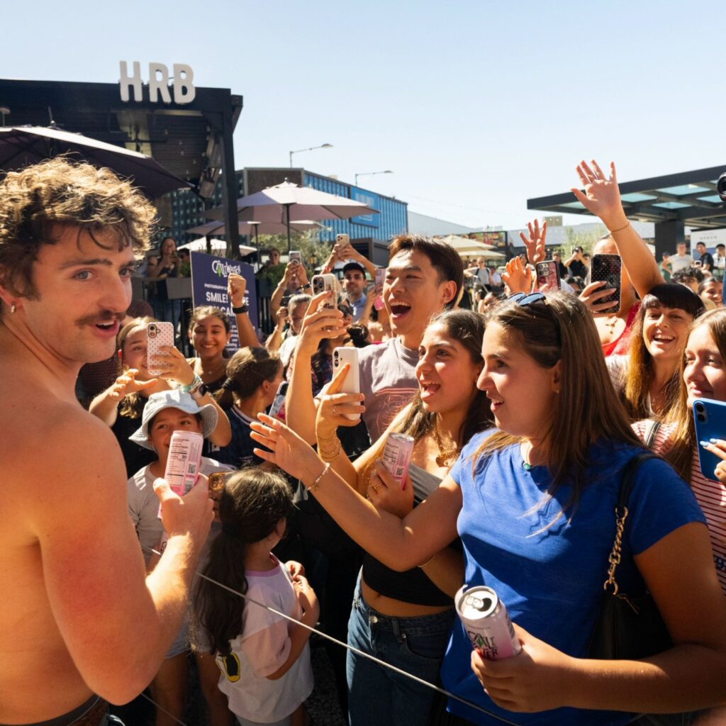 BENSON BOONE SURPRISES FANS IN LOS ANGELES TO LAUNCH NEW DRAGON FRUIT CALIWATER with Demi Lovato via 360 MAGAZINE.