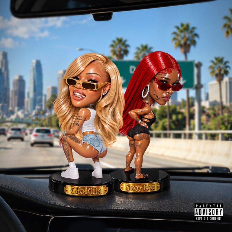 GLORILLA ANNOUNCES BRAND NEW SINGLE “JIGGLY BOW BOW” WITH SEXYY RED OUT NOVEMBER 6 via 360 MAGAZINE.
