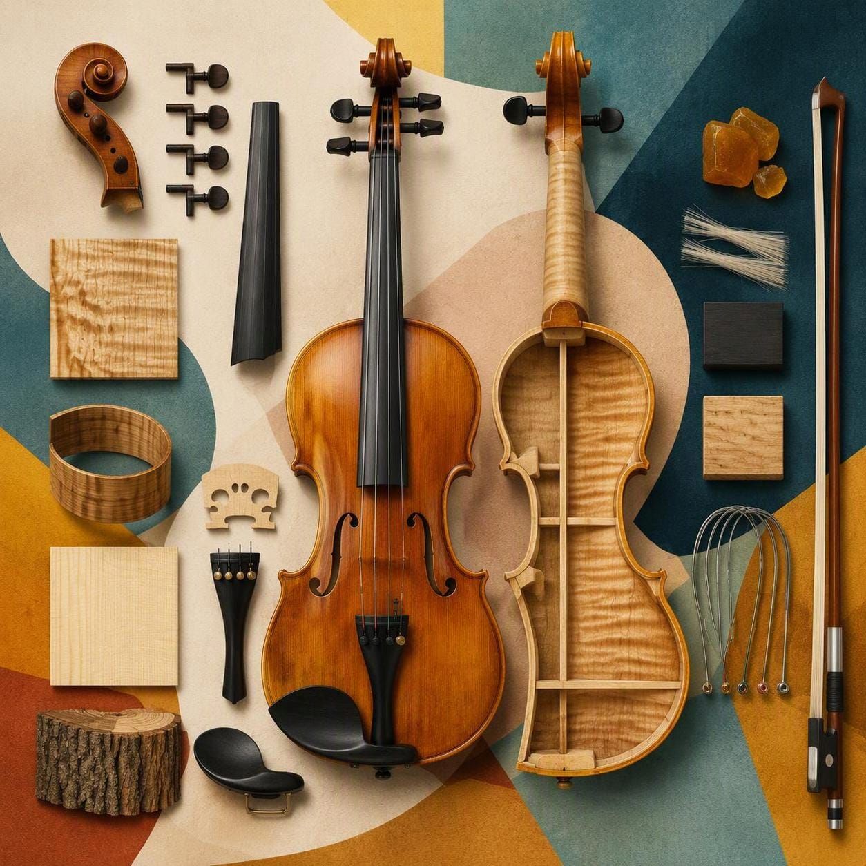 What Is A Violin Made Of? The Fascinating Craft Behind Every Note via 360 MAGAZINE.